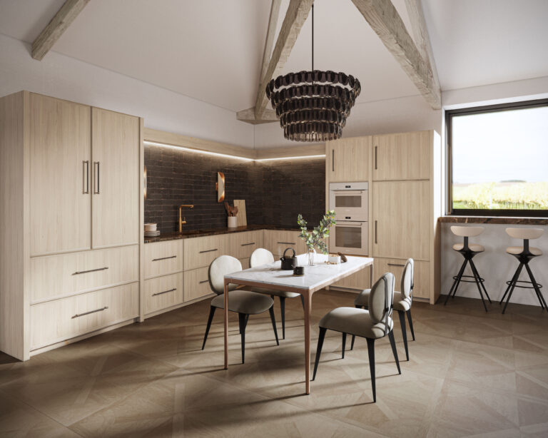 Extension house kitchen view