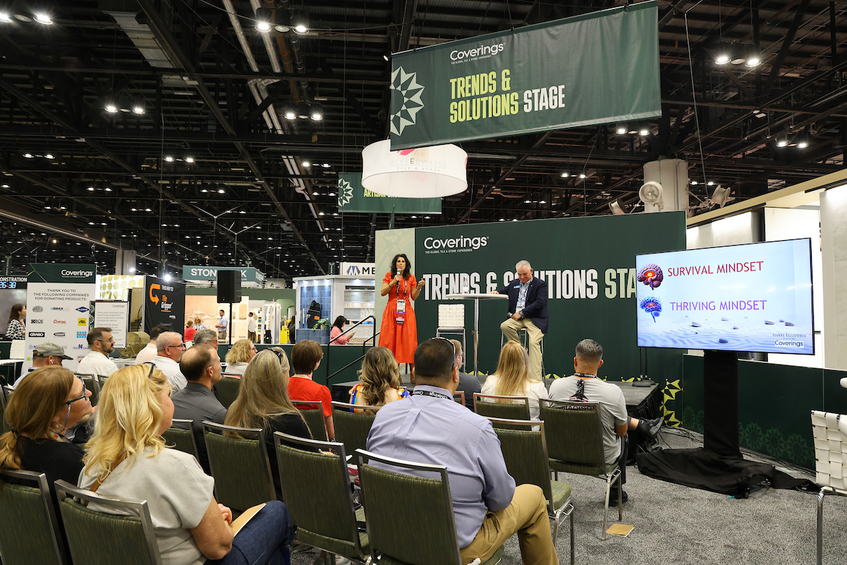 Trends & Solutions Stage at Coverings