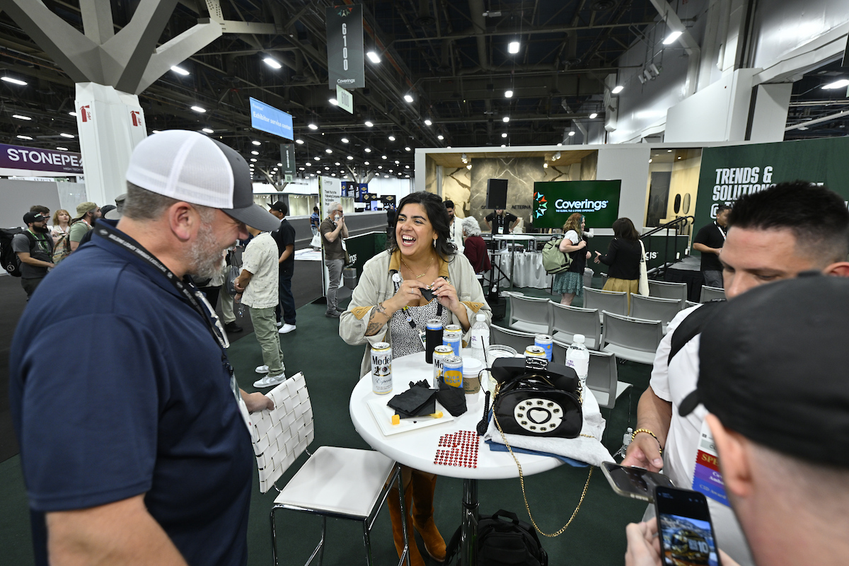 Tile and stone professionals connecting at Coverings