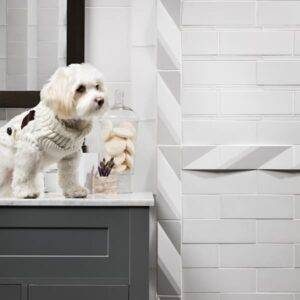 Easy-care tile surface