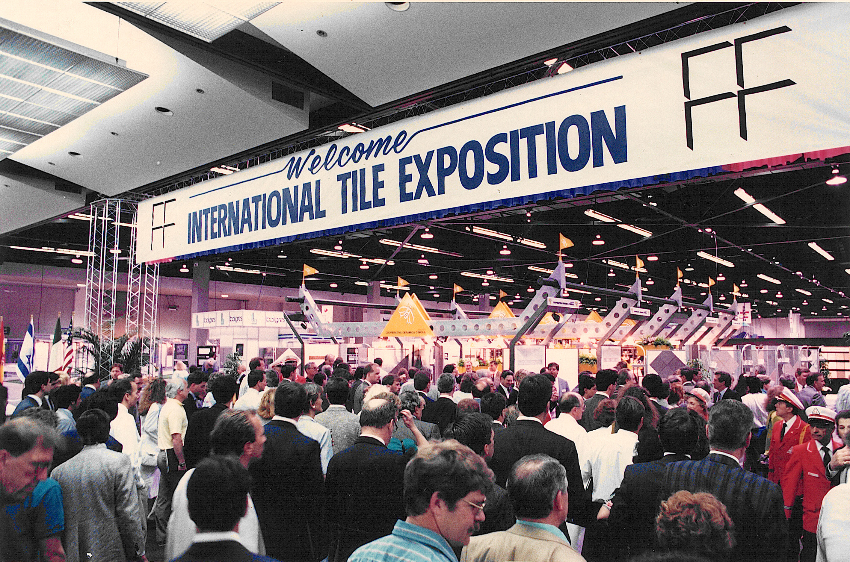 Historical Coverings tile and stone industry event in May 1991