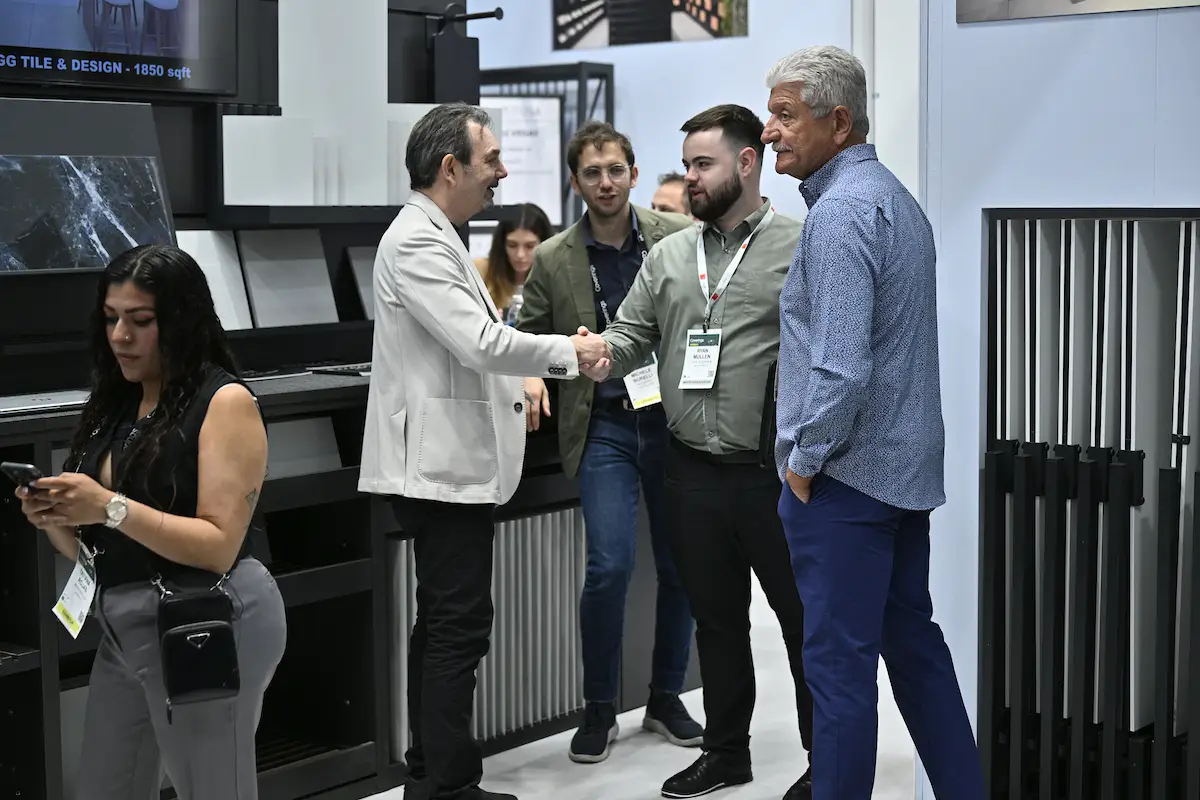 Coverings attendees exploring tile and stone industry opportunities