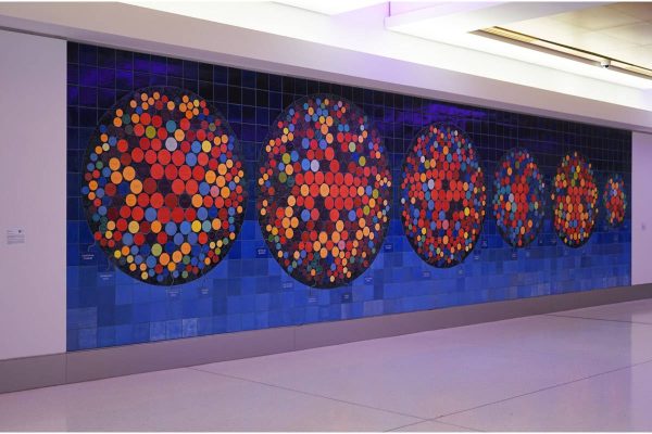 The Worlds We Speak - mosaic mural for LaGuardia 7
